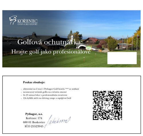 Golfová ochutnávka (2 osoby)