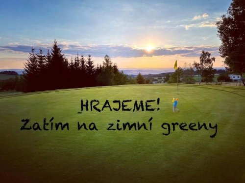 Hra na 18 jamek (zimní greeny)